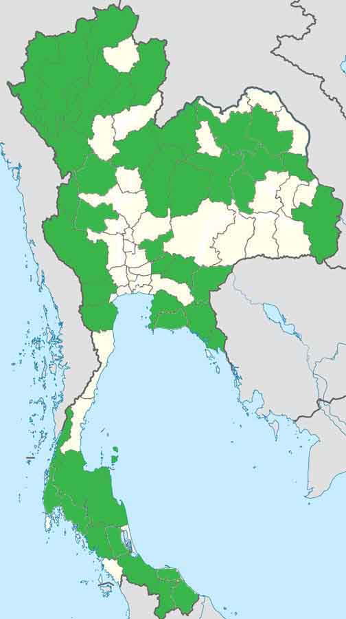 Chilasa Clytia Map2